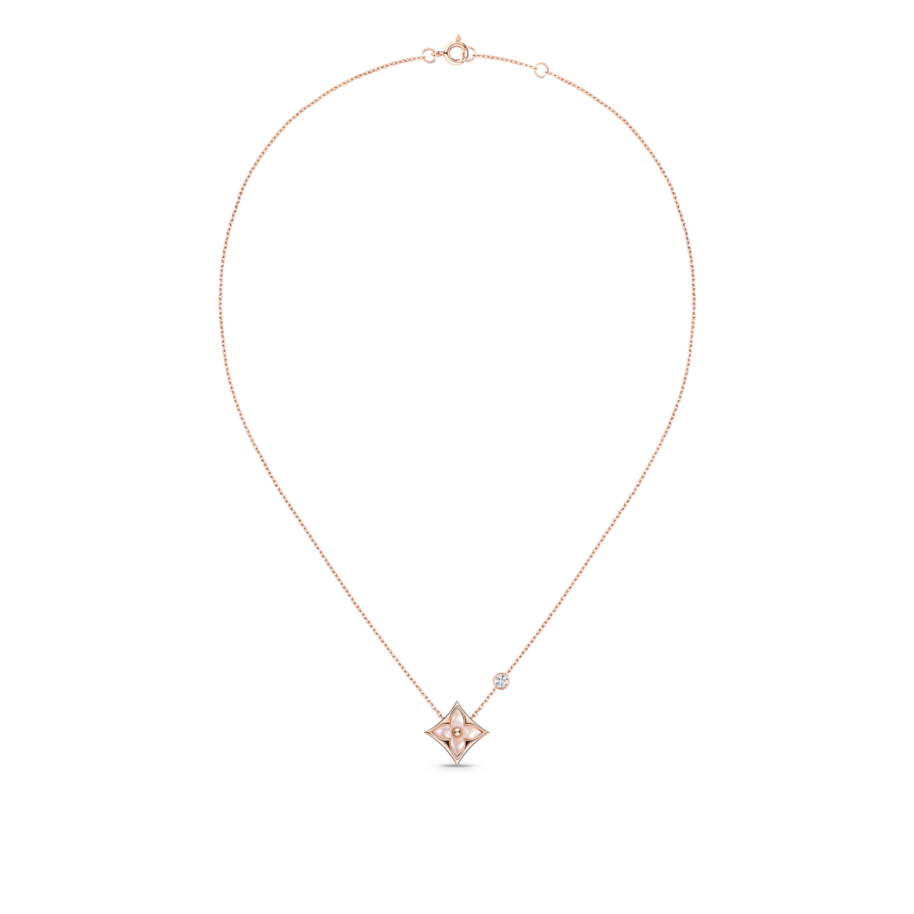 Louis Vuitton Colour Blossom BB Star Pendant, Pink Gold, Pink Mother-Of-Pearl and Diamond